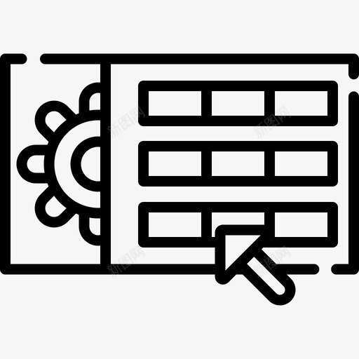 设置网页50线性图标svg_新图网 https://ixintu.com 线性 网页设计50 设置