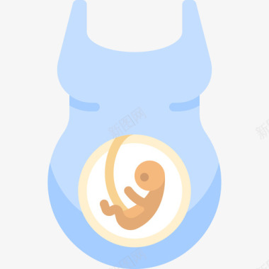 怀孕产妇平房图标图标