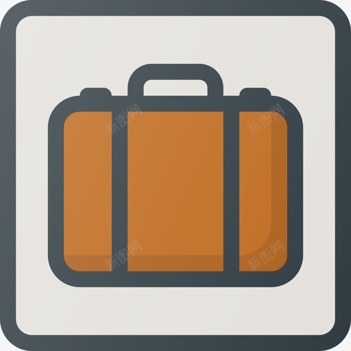 行李寄存机场和航站楼线性颜色图标svg_新图网 https://ixintu.com 机场和航站楼 线性颜色 行李寄存