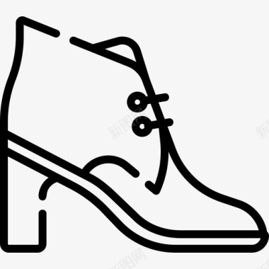 靴子鞋3直线型图标图标