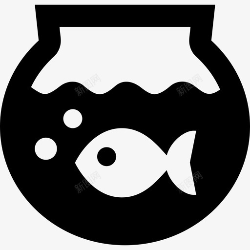 鱼缸购物46装满图标svg_新图网 https://ixintu.com 装满 购物46 鱼缸