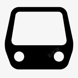 地铁列车公共交通轨道交通图标图标