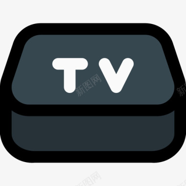 苹果电视iphone线性彩色图标图标