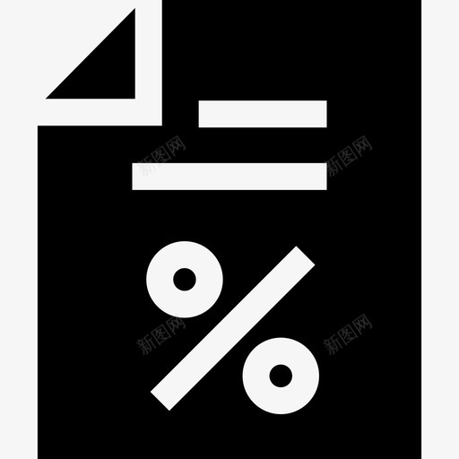 发票黑色星期五14已填写图标svg_新图网 https://ixintu.com 发票 已填写 黑色星期五14
