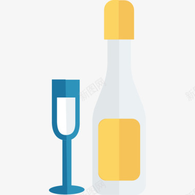 香槟食品饮料3无糖图标图标