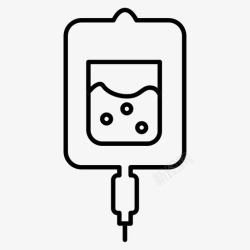 点滴袋点滴输液袋医疗图标高清图片