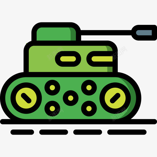 坦克战争2线性颜色图标svg_新图网 https://ixintu.com 坦克 战争2 线性颜色