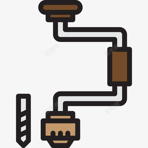 钻头木工10线颜色图标svg_新图网 https://ixintu.com 木工10 线颜色 钻头