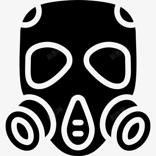 防毒面具战争4加油图标svg_新图网 https://ixintu.com 加油 战争4 防毒面具