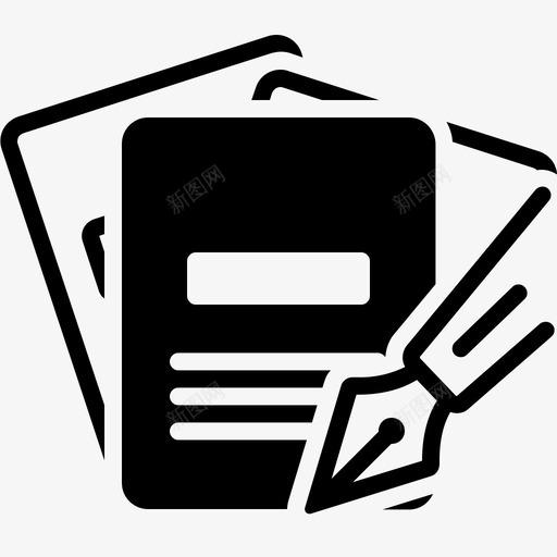 索赔保险钱图标svg_新图网 https://ixintu.com 保险 笔 索赔 要求 钱
