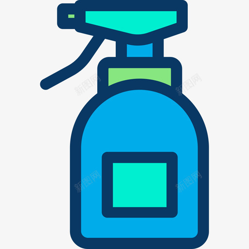 喷雾瓶美容spa2线性颜色图标svg_新图网 https://ixintu.com 喷雾瓶 线性颜色 美容spa2
