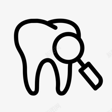 口腔卫生牙科牙医图标图标