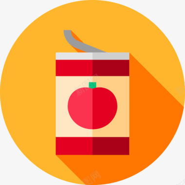 番茄酱杂货店15平淡图标图标