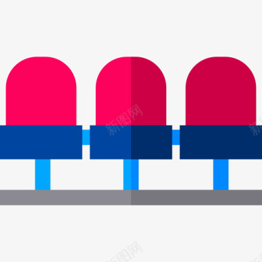 铁路座位6个图标图标