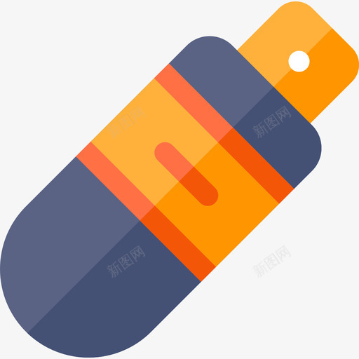 Pendrive思维24平面图标svg_新图网 https://ixintu.com Pendrive 平面 设计思维24