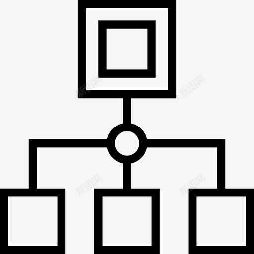 分层结构用户界面24线性图标svg_新图网 https://ixintu.com 分层结构 用户界面24 线性