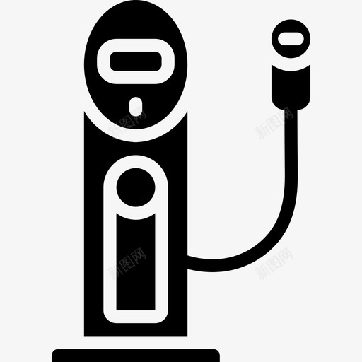 充电器电源和能量8填充图标svg_新图网 https://ixintu.com 充电器 填充 电源和能量8