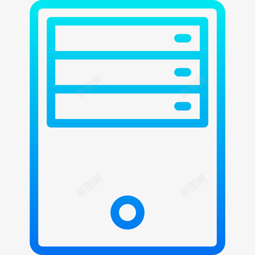 服务器计算机硬件2渐变图标svg_新图网 https://ixintu.com 服务器 渐变 计算机硬件2