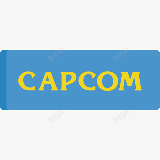 Capcom视频游戏标识扁平图标svg_新图网 https://ixintu.com Capcom 扁平 视频游戏标识
