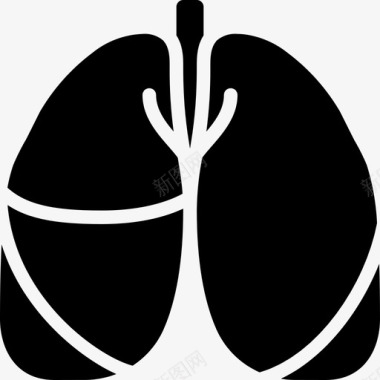 肺部医疗108填充图标图标