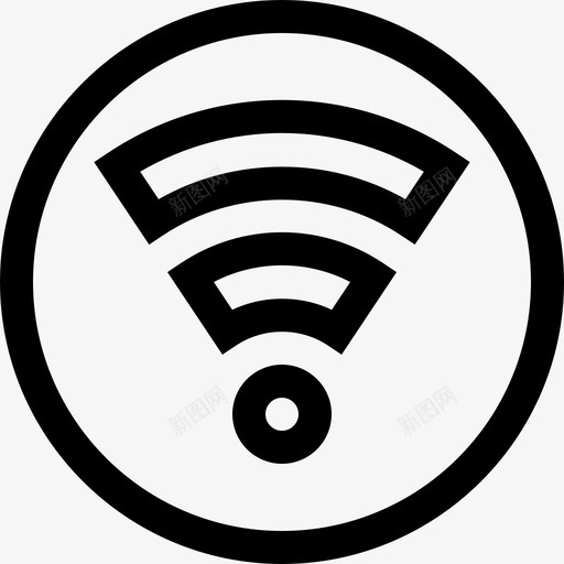 Wifi43号机场线路图标svg_新图网 https://ixintu.com 43号机场 Wifi 线路