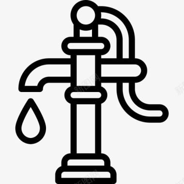 水泵慈善32号直列式图标图标
