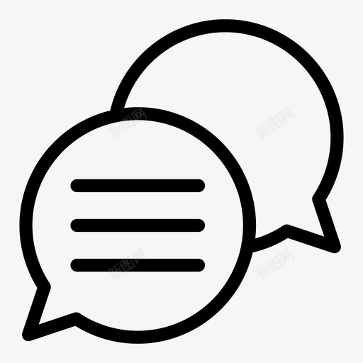 注释气泡对话框图标svg_新图网 https://ixintu.com 对话框 气泡 注释 消息 聊天消息行图标 语音