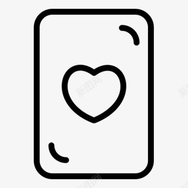 纸牌赌场扑克牌图标图标