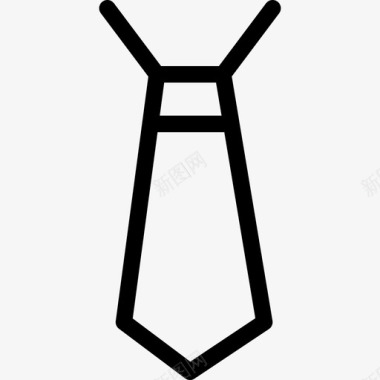 领带衣服58直线型图标图标