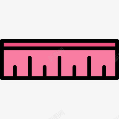 尺子教育42线颜色图标图标