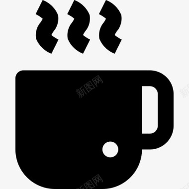 咖啡杯饮料4加满图标图标