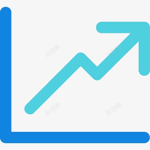 折线图杂项22线形蓝色图标svg_新图网 https://ixintu.com 折线图 杂项22 线形蓝色