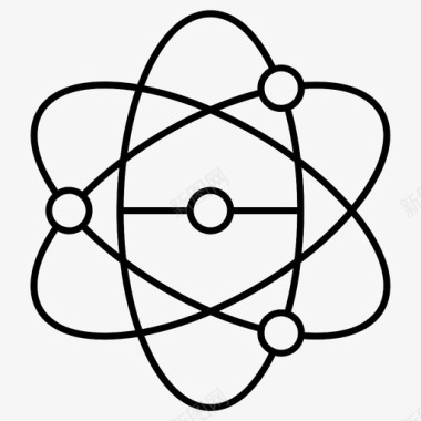 核原子科学图标图标