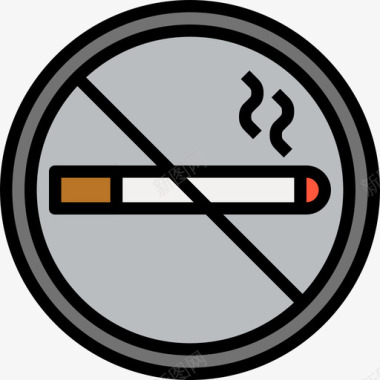 禁止吸烟酒店服务25正色图标图标