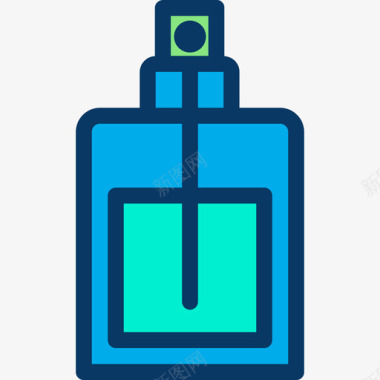 香水美容和spa2线性颜色图标图标