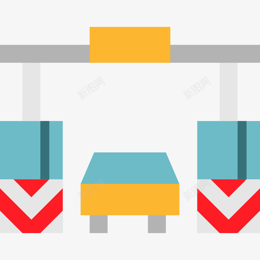 收费公路交通61平坦图标svg_新图网 https://ixintu.com 交通61 平坦 收费公路