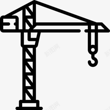 起重机工业30直线式图标图标