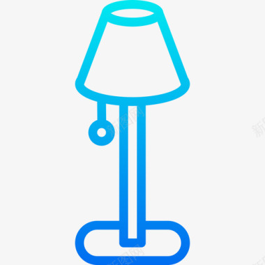 灯具家具和家用10坡度图标图标