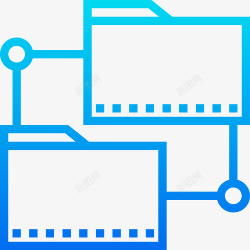文件共享网络和数据库16梯度图标svg_新图网 https://ixintu.com 文件共享 梯度 网络和数据库16