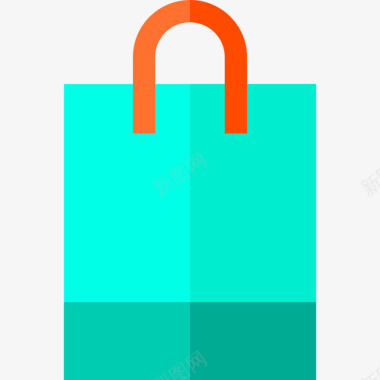 购物袋网购36扁平图标图标