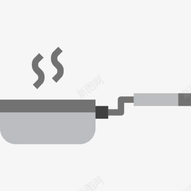 平底锅厨房工具14平底图标图标