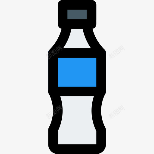 水瓶饮料5线性颜色图标svg_新图网 https://ixintu.com 水瓶 线性颜色 饮料5