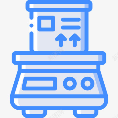 秤后勤15蓝色图标图标