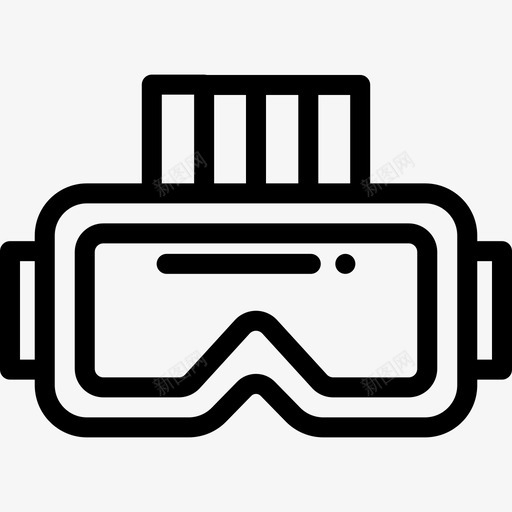 Vr眼镜虚拟现实35线性图标svg_新图网 https://ixintu.com Vr眼镜 线性 虚拟现实35