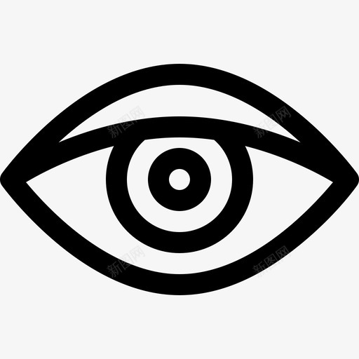 Eye人力资源部21直线型图标svg_新图网 https://ixintu.com Eye 人力资源部21 直线型
