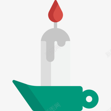 蜡烛圣诞66平的图标图标