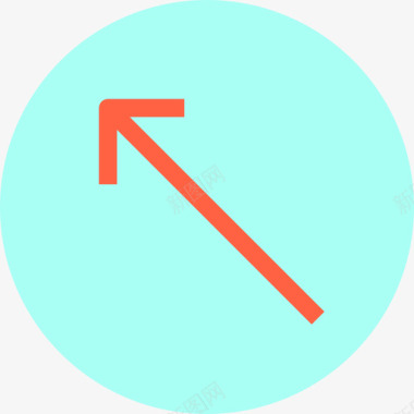对角线箭头箭头和用户界面2扁平图标图标