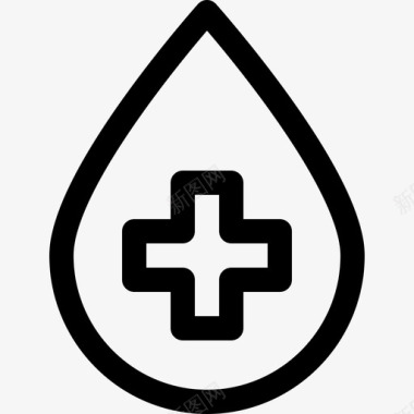 献血健康生活方式13直系图标图标