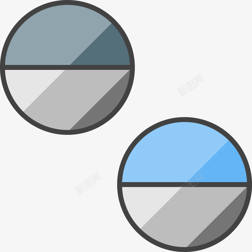 药丸医院36号线形颜色图标svg_新图网 https://ixintu.com 医院36号 线形颜色 药丸