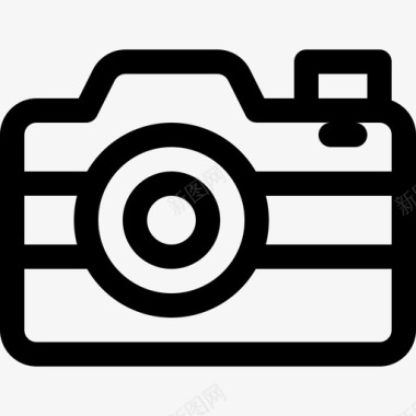 摄像机媒体技术2线性图标图标